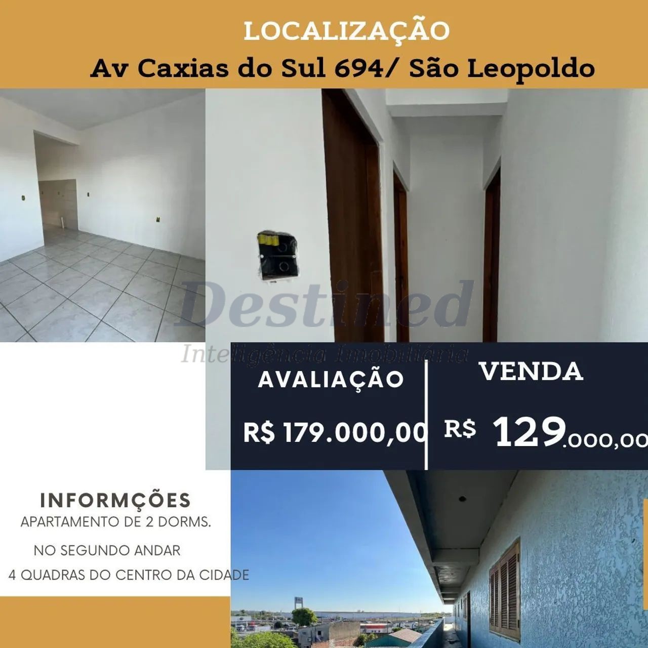 Apartamento 2 quartos para Venda no bairro Centro em São Leopoldo
