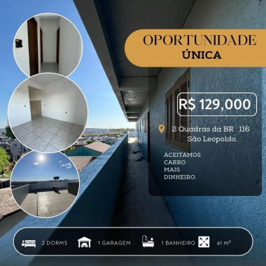 Apartamento 2 quartos para Venda no bairro Centro em São Leopoldo